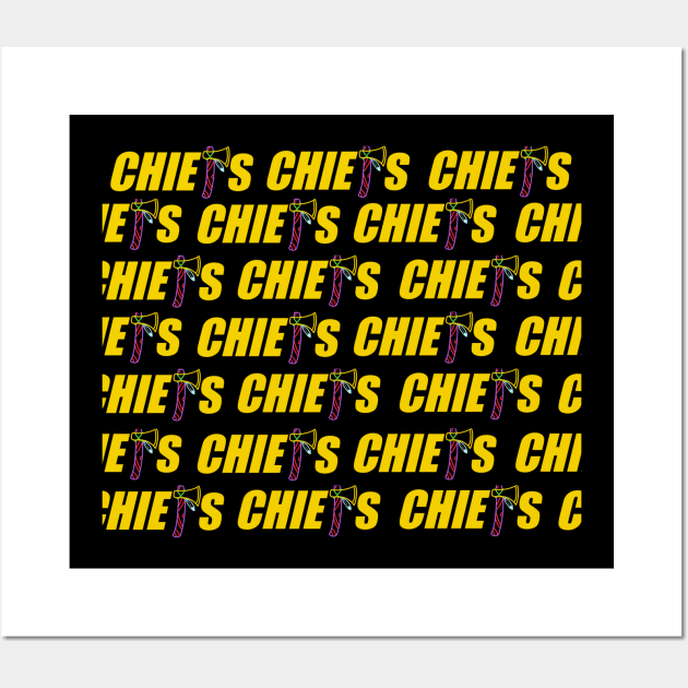 Chiefs Wall Art by Zivanya's art